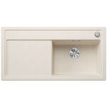 Blanco - zenar xl 6 - �vier en silgranit 1000x510 mm, avec commande de vidage, infino, blanc doux 527189 ...