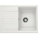 Blanco - zia 45 - �vier en silgranit, 68x50 cm, compact, blanc 524725