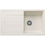 Blanco - zia 5 - �vier en silgranit, 860x500, blanc doux 527204