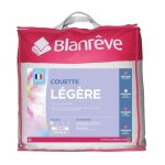 Les tendances - blanreve couette legere en microfibre - 200 x 200 cm - blanc