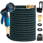 Bleosan - 30m tuyau arrosage extensible bleu 100ft tuyau d'arrosage retractable avec support et pistolet ... Bleosan - 30m tuyau arrosage extensible bleu 100ft tuyau d'arrosage retractable avec support et pistolet ...
