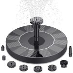 Fontaine solaire extrieur flottante pompe solaire d'tang  6 buses, fontaine solaire pour jardins, ...
