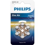 Blister de 6 zinc air idal pour les appareils auditifs (pr41), 1. 4v, 160 mah, - philips