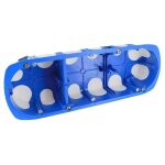 Boîtier d'encastrement triple no air Ø67x40mm Boîtier d'encastrement triple no air Ø67x40mm