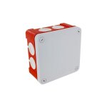 Blm - boite d�rivation �tanche rouge optibox membranes ip55 100 x 100 x 55 mm