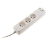 Bloc 3 prises 16a 2p + t avec 2 usb zenitech