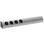 Bachmann - bloc 4 prises d'angle casia - interrupteur : sans - version : 4 prises secteur