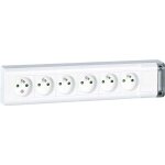 Legrand - bloc 6 prises en saillie - fixation murale � c�bler