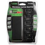 Bloc d'alimentation universel trustech pour ordinateur portable 120 w, r�glage automatique