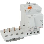 Bloc diffrentiel adaptable  vis dx pour disjoncteur 1 module par ple 4 ples 400v 63a type ac 300ma ...
