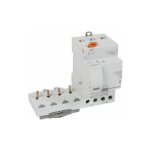 Bloc diffrentiel adaptable  vis dx pour disjoncteur 1 module par ple 4 ples 400v 63a type ac 300ma ...