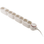 Bloc home 8 prises 16a 2p + t + parafoudre - blanc zenitech