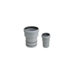 Raccord de r�duction en pp pour pvc valsir dimensions : diam. f 75 x m 100 longueur 80
