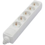 Bloc multiprise 5x16a sans cordon - blanc - chacon