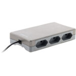 Bloc multiprise 6 prises type c 10a - gris thomson