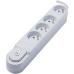 Bloc multiprise design 4x16a 1, 5 m - blanc - chacon