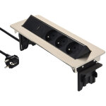 Bloc multiprise escamotable plan de travail avec 3 16a norme fran�aise + 2 3. 1a a + 1 usb type c 15. ...