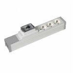 Bloc nourrice quip de 3 prises 2p + t avec 1 disjoncteur diffrentiel ph + n 16a 30ma  cbler legrand ...