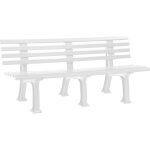 Blome - banc d'extrieur en plastique,  9 lames, largeur 2000