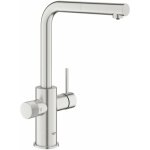 Grohe - blue pure - mitigeur d'�vier minta avec filtration et manchon de fermeture extractible, supersteel ...