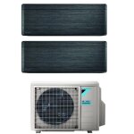 Bluevolution climatiseur r�versible dual split s�rie stylish real blackwood 5 + 5 avec 2mxm40m / n r ...