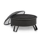 Blum - feldt brasero - foyer, four ext�rieur, barbecue, grille protection contre �tincelles, acier bruni, ...