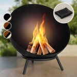 Brasero exterieur pour le jardin, brasero plancha portable avec grille de bbq, pare - etincelles et bol ... Brasero exterieur pour le jardin, brasero plancha portable avec grille de bbq, pare - etincelles et bol ...