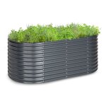 Blumfeldt high grow straight - potager surélevé, matériau: acier galvanisé Ø 0, 6 mm, antirouille, 4 ... Blumfeldt high grow straight - potager surélevé, matériau: acier galvanisé Ø 0, 6 mm, antirouille, 4 ...