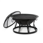 Blum - bras�ro de jardin feldt pentos - foyer de terrasse - grille barbecue �60cm - pare - �tincelles ...