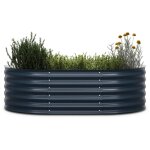 Blumfeldt potager surélevé high grow extended en acier galvanisé - idéal pour jardin, protection contre ... Blumfeldt potager surélevé high grow extended en acier galvanisé - idéal pour jardin, protection contre ...