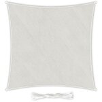 Blumfeldt - voile solaire carre 4x4 m avec anneaux de fixation polyester permable  l'air