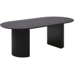 Meubler design - boavista table de salle � manger 100x210cm marron fonc�.