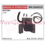 Bobine d'allumage briggs & stratton pour moteurs de tondeuses 5 cv 004019 Bobine d'allumage briggs & stratton pour moteurs de tondeuses 5 cv 004019