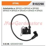 Bobine d'allumage stihl souffleur br320 340 380 400 r102290 4203 - 400 - 1302 Bobine d'allumage stihl souffleur br320 340 380 400 r102290 4203 - 400 - 1302