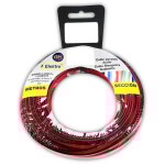 Edm - bobine cble parallel 2x0, 75mm noir / rouge 15m (audio)