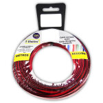 Bobine parallle, 2x1. 5mm, rouge / noir, 25m 28010
