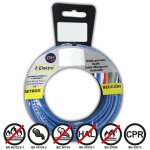 Edm - bobine fil �lectrique flexible 1, 5mm bleu sans halog�ne 5m