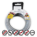 Bobine fil �lectrique flexible 1, 5mm gris sans halog�ne 20m