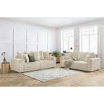 Bobochic - ensemble canap� droit fixe 3 + 2 places envy velours c�tel� beige