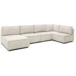 Bobochic - canapé d'angle fixe 100% modulable nihad tissu velours côtelé 3 chauffeuses, 1 angle et 1 ... Bobochic - canapé d'angle fixe 100% modulable nihad tissu velours côtelé 3 chauffeuses, 1 angle et 1 ...