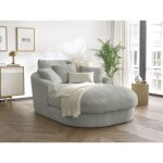 Bobochic - m�ridienne belem tissu bouclette gris clair