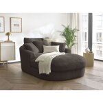 Bobochic - m�ridienne belem tissu bouclette marron