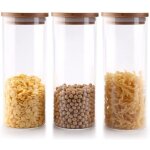 Bocaux de conservation avec couvercle, lot de 4 bocaux de conservation, herm�tiques, ensemble de bocaux ...