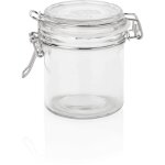 Bocal avec couvercle avec joint en verre tremp� h 105 mm � 85 mm - lot de 2 - was germany