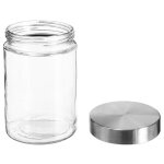 Bocaux de rangement 1. 2 litre en verre et inox couvercle herm�tique atmosphera