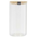 Bocal de rangement aliments en verre 1, 2 litres