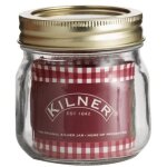 Bocal en verre pour conserves couvercle � vis - kilner 250 ml