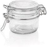 Bocal en verre couvercle avec joint h 70 mm � 80 mm - lot de 3 - was germany