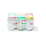 Bocal  vis multicouleur x6 1 litre le parfait