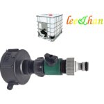 Boed - robinet cuve 1000l avec adaptateur robinet tuyau arrosage, ibc raccord robinet, robinet de jardin ...
